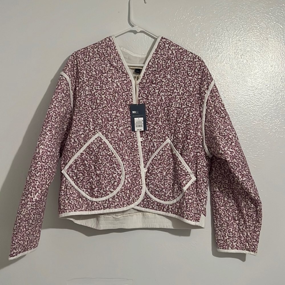 Floral quilt jacket